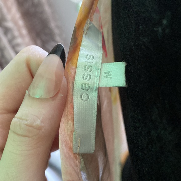 Cassis floral sheer long sleeve blouse - Picture 5 of 5